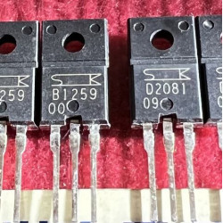 2SD2081 2SB1259 D2081  B1259 sanken Silicon NPN triple diffused transistor Darlington